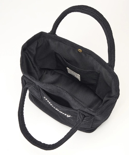 BILLABONG（ビラボン）の「BILLABONG レディース CORDUROY MINI TOTE B トートバッグ 【2025年秋冬モデル】 @autumn /ビラボンロゴ刺繍コーデュロイミニトートバック（トートバッグ・レディース・ブラック/ブラウン/アイボリー/ローズ・FREE）」の15枚目の写真