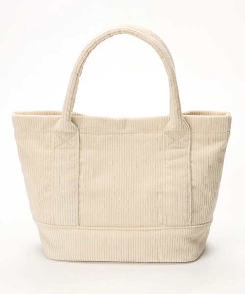 BILLABONG（ビラボン）の「BILLABONG レディース CORDUROY MINI TOTE B トートバッグ 【2025年秋冬モデル】 @autumn /ビラボンロゴ刺繍コーデュロイミニトートバック（トートバッグ・レディース・ブラック/ブラウン/アイボリー/ローズ・FREE）」の6枚目の写真