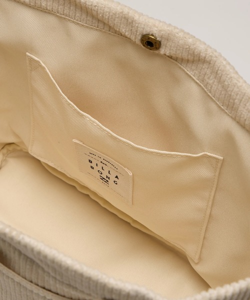 BILLABONG（ビラボン）の「BILLABONG レディース CORDUROY MINI TOTE B トートバッグ 【2025年秋冬モデル】 @autumn /ビラボンロゴ刺繍コーデュロイミニトートバック（トートバッグ・レディース・ブラック/ブラウン/アイボリー/ローズ・FREE）」の11枚目の写真