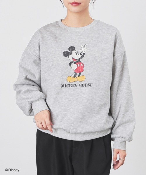 セール】【ハニぽか】ディズニー／ゆるトップス（スウェット）｜Honeys