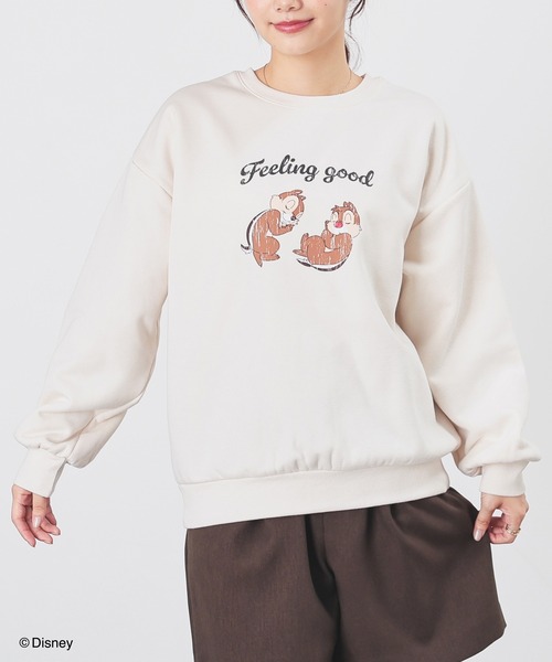 ハニぽか】ディズニー／ゆるトップス（スウェット）｜Honeys（ハニーズ