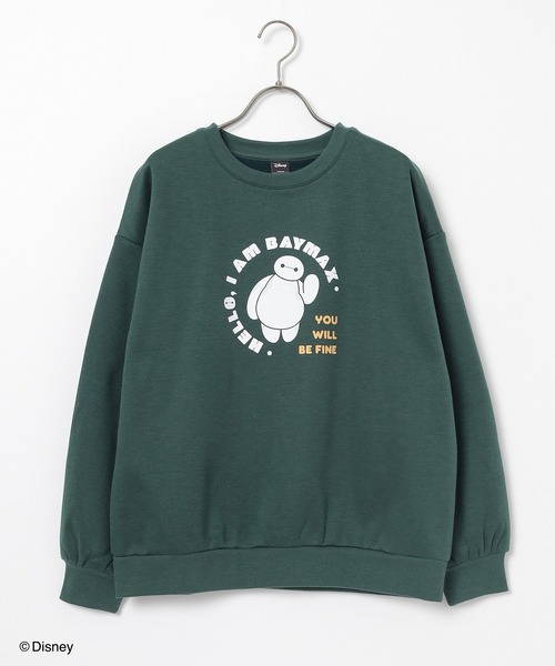 Honeys(ハニーズ)の「【ハニぽか】ディズニー/ゆるトップス(スウェット・レディース・アイボリー/ピンク/グリーン/スミクロ/杢グレー・LL/S/M/L)」の22枚目の写真