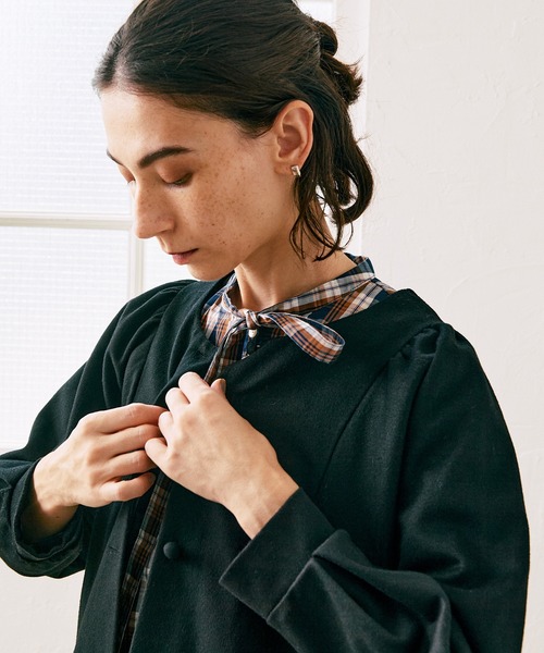 ウールジャージーショートジャケット（その他アウター）｜NIMES