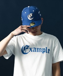 NEW ERA(ニューエラ)のNEW ERA × EXAMPLE  59FIFTY OE LOGO CAP / BLUE(キャップ)