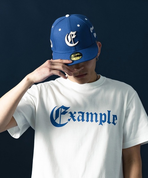 NEW ERA x EXAMPLE59FIFTY OE LOGO CAP / BLUE