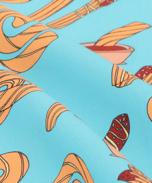 Kinloch（キンロック）の「＜Dieffe Kinloch＞バンダナ 25FW（バンダナ/スカーフ・レディース・ダークグリーン/クリーム/ライトブルー/ピンク/ベージュ・FREE）」の8枚目の写真