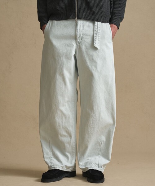 【タグ付き】SHIOTA PUBLIC TOKYO ベルテッドデニム サイズ2 PUBLIC TOKYO（パブリックトウキョウ）の「SHIOTA×PUBLIC TOKYO
