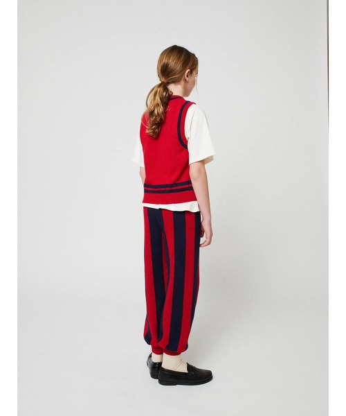 BOBO CHOSES(ボボショーズ)の「Striped knitted pants(その他パンツ・キッズ・レッド・2-3YEAR/4-5YEAR/6-7YEAR/8-9y/10-11y/12-13y)」の6枚目の写真