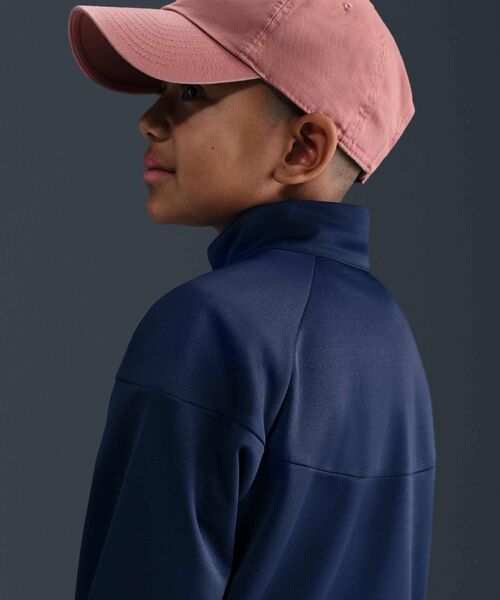 NIKE(ナイキ)の「《上下セット》ナイキ スポーツウェア ジュニア Dri-FIT トラックスーツ / Nike Sportswear Big Kids' Dri-FIT Tracksuit HQ9315-410 Midnight Navy(セットアップ・キッズ・ネイビー・140/130/160/150)」の3枚目の写真