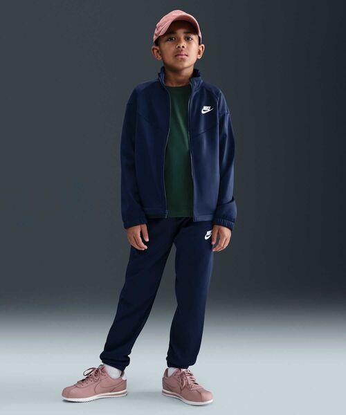 NIKE(ナイキ)の「《上下セット》ナイキ スポーツウェア ジュニア Dri-FIT トラックスーツ / Nike Sportswear Big Kids' Dri-FIT Tracksuit HQ9315-410 Midnight Navy(セットアップ・キッズ・ネイビー・140/130/160/150)」の6枚目の写真