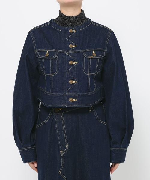 HARE（ハレ）の「【井手上漠さん着用/Lee×HARE】Leeデニムジャケット（デニムジャケット・レディース・ブルー/ブラック・SMALL/MEDIUM）」の15枚目の写真