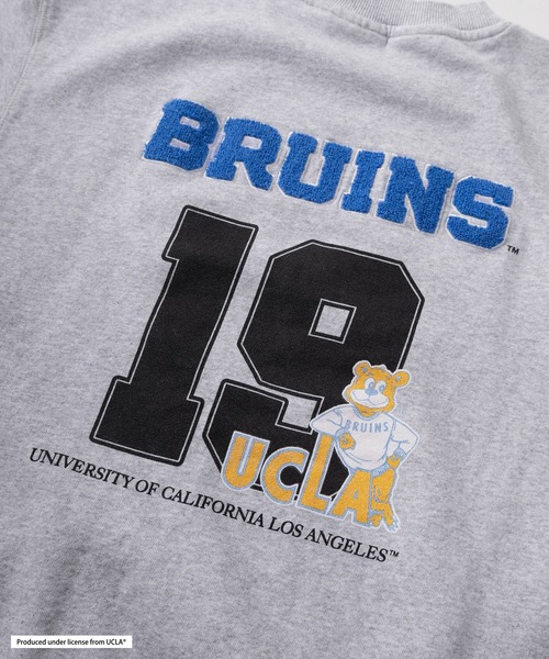 UCLA(ユーシーエルエー)の「【75】【UCLA/ユーシーエルエー】×【NUTMEG/ナツメグ】ダブルネーム ヘビーウェイト グラフィック スウェット(スウェット・メンズ・グレー/オフホワイト/ブラック/ネイビー・XL/L/M)」の10枚目の写真