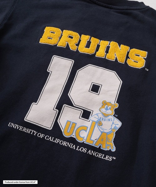 UCLA(ユーシーエルエー)の「【75】【UCLA/ユーシーエルエー】×【NUTMEG/ナツメグ】ダブルネーム ヘビーウェイト グラフィック スウェット(スウェット・メンズ・グレー/オフホワイト/ブラック/ネイビー・XL/L/M)」の11枚目の写真