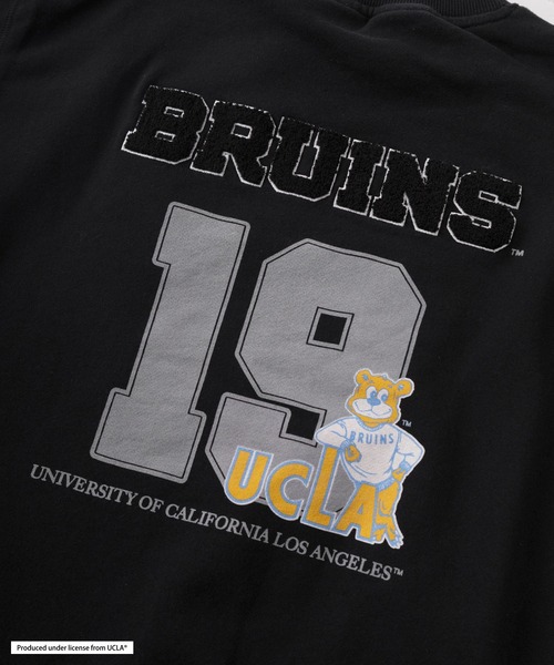 UCLA(ユーシーエルエー)の「【75】【UCLA/ユーシーエルエー】×【NUTMEG/ナツメグ】ダブルネーム ヘビーウェイト グラフィック スウェット(スウェット・メンズ・グレー/オフホワイト/ブラック/ネイビー・XL/L/M)」の12枚目の写真