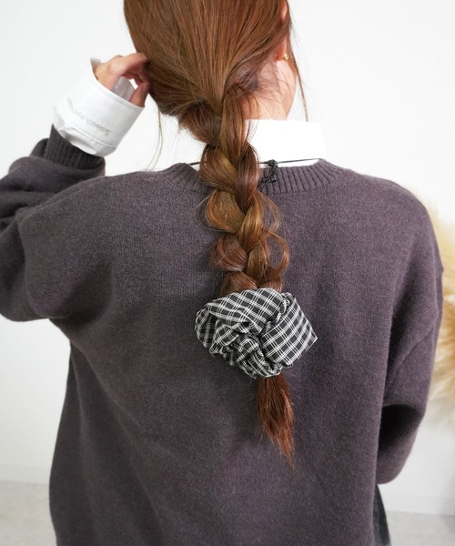 セール】ミニチェックシュシュ（シュシュ）｜gossara（ゴサラ）の