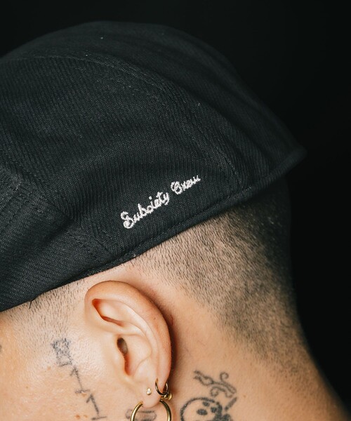 Subciety（サブサエティ）の「Heavy twill hunting cap（ハンチング/ベレー帽・メンズ・ブラック/ブラウン・FREE）」の13枚目の写真
