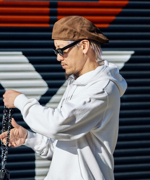 Subciety（サブサエティ）の「Heavy twill hunting cap（ハンチング/ベレー帽・メンズ・ブラック/ブラウン・FREE）」の17枚目の写真