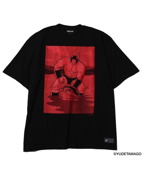 LUNKER KILLER（ランカーキラー）の「"BUFFALOMAN with BASS" BIG-Tee（Tシャツ/カットソー・メンズ・ホワイト×レッド/ブラック×レッド・M/L/XL）」の2枚目の写真