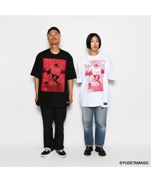LUNKER KILLER（ランカーキラー）の「"BUFFALOMAN with BASS" BIG-Tee（Tシャツ/カットソー・メンズ・ホワイト×レッド/ブラック×レッド・M/L/XL）」の8枚目の写真