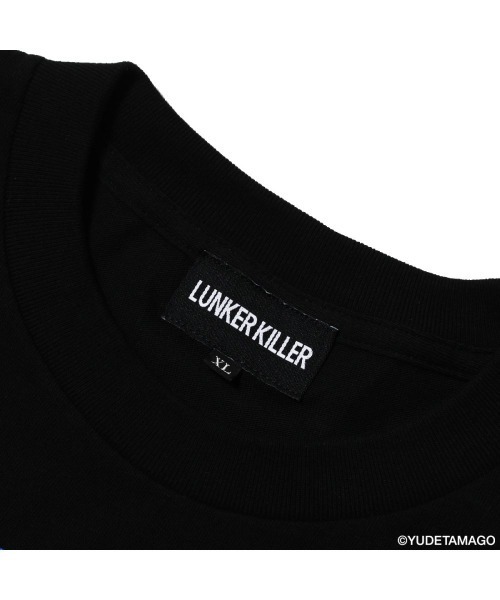 LUNKER KILLER（ランカーキラー）の「"BUFFALOMAN with BASS" BIG-Tee（Tシャツ/カットソー・メンズ・ホワイト×レッド/ブラック×レッド・M/L/XL）」の4枚目の写真