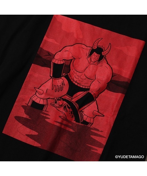 LUNKER KILLER（ランカーキラー）の「"BUFFALOMAN with BASS" BIG-Tee（Tシャツ/カットソー・メンズ・ホワイト×レッド/ブラック×レッド・M/L/XL）」の5枚目の写真