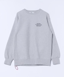 【Western Hydrodynamic Research/ウェスタン ハイドロダイナミック リサーチ】WORKER SWEATER JP　スウェット　トレーナー　ワンポイント　ブランドロゴ　刺繍