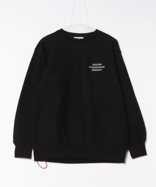 WESTERN HYDRODYNAMIC RESEARCH(ウェスタンハイドロダイナミックリサーチ)の「【Western Hydrodynamic Research/ウェスタン ハイドロダイナミック リサーチ】WORKER SWEATER JP スウェット トレーナー ワンポイント ブランドロゴ 刺繍(スウェット・メンズ・アッシュグレー/ブラック/ネイビー/グレー・MEDIUM/LARGE/X-LARGE)」の5枚目の写真