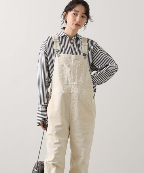 Healthy denim(ヘルシーデニム)の「ヘルシーコールサロペット(ワンピース・レディース・アイボリー・1)」の7枚目の写真