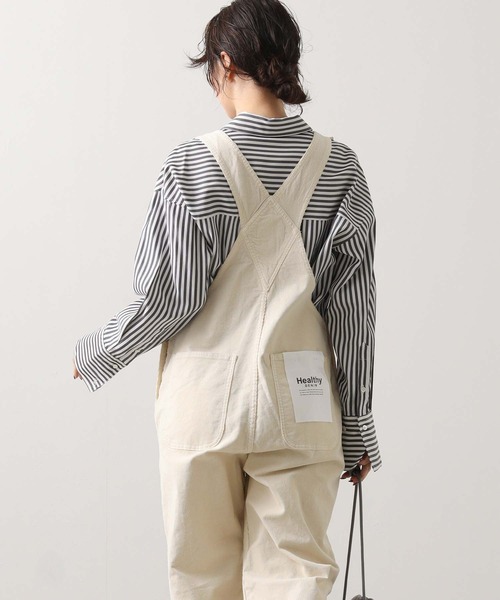 Healthy denim(ヘルシーデニム)の「ヘルシーコールサロペット(ワンピース・レディース・アイボリー・1)」の9枚目の写真