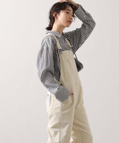 Healthy denim(ヘルシーデニム)の「ヘルシーコールサロペット(ワンピース・レディース・アイボリー・1)」の10枚目の写真