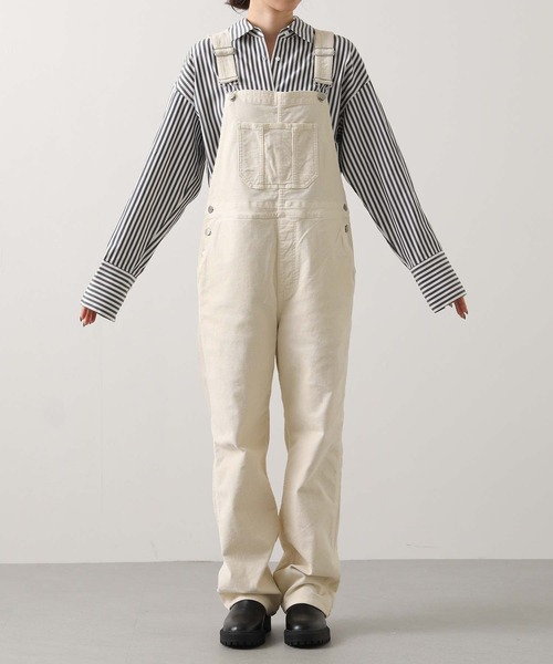 Healthy denim(ヘルシーデニム)の「ヘルシーコールサロペット(ワンピース・レディース・アイボリー・1)」の15枚目の写真