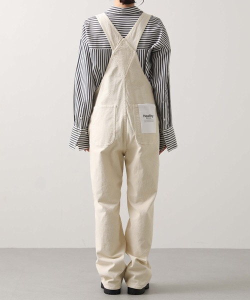 Healthy denim(ヘルシーデニム)の「ヘルシーコールサロペット(ワンピース・レディース・アイボリー・1)」の16枚目の写真