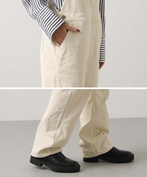 Healthy denim(ヘルシーデニム)の「ヘルシーコールサロペット(ワンピース・レディース・アイボリー・1)」の18枚目の写真