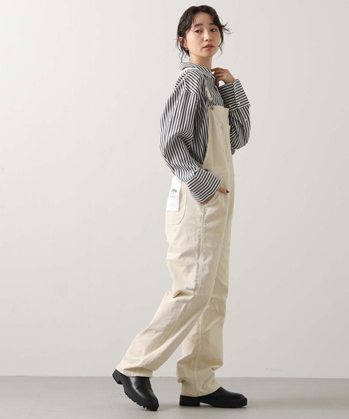 Healthy denim(ヘルシーデニム)の「ヘルシーコールサロペット(ワンピース・レディース・アイボリー・1)」の5枚目の写真