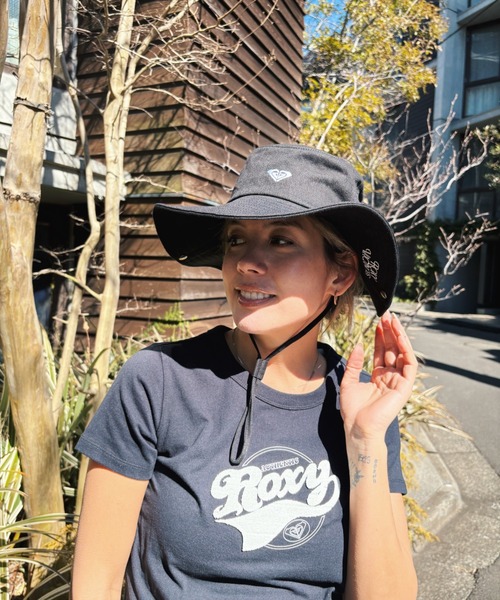 ROXY(ロキシー)の「LOST IN SUMMER TEE/ロキシー半袖Tシャツ(Tシャツ/カットソー・レディース・ホワイト/ブラック・MEDIUM/LARGE)」の2枚目の写真