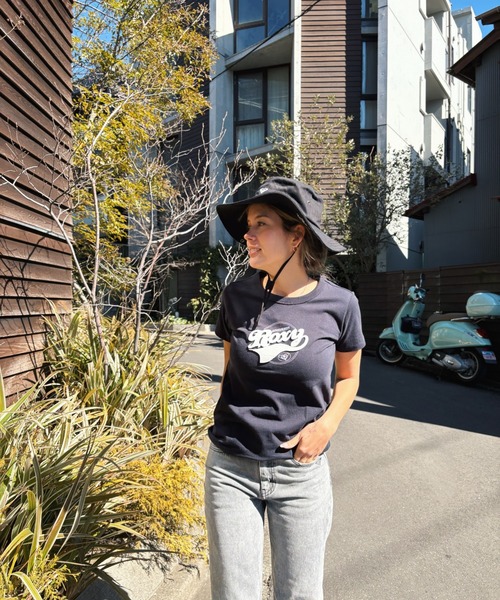 ROXY(ロキシー)の「LOST IN SUMMER TEE/ロキシー半袖Tシャツ(Tシャツ/カットソー・レディース・ホワイト/ブラック・MEDIUM/LARGE)」の8枚目の写真