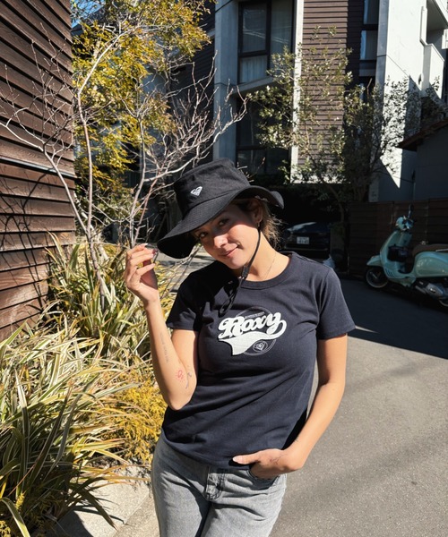 ROXY(ロキシー)の「LOST IN SUMMER TEE/ロキシー半袖Tシャツ(Tシャツ/カットソー・レディース・ホワイト/ブラック・MEDIUM/LARGE)」の11枚目の写真