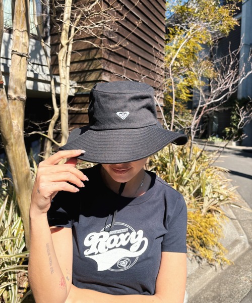 ROXY(ロキシー)の「LOST IN SUMMER TEE/ロキシー半袖Tシャツ(Tシャツ/カットソー・レディース・ホワイト/ブラック・MEDIUM/LARGE)」の4枚目の写真