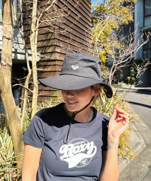 ROXY(ロキシー)の「LOST IN SUMMER TEE/ロキシー半袖Tシャツ(Tシャツ/カットソー・レディース・ホワイト/ブラック・MEDIUM/LARGE)」の6枚目の写真