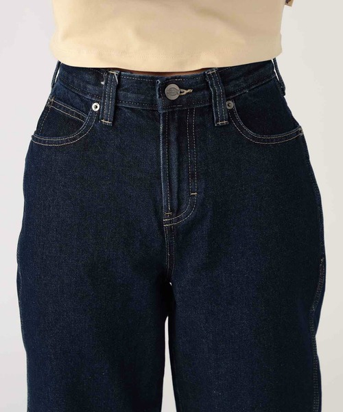 Dickies(ディッキーズ)の「Dickies/ディッキーズトーマスヴィル デニムパンツ/ルーズデニム/ルーズシルエット(デニムパンツ・レディース・ダークグリーン/ブルー/インディゴブルー・25/26/27)」の22枚目の写真