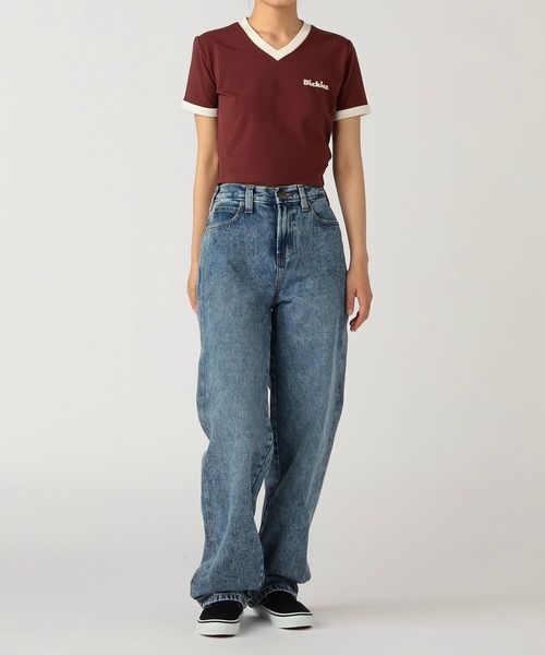 Dickies(ディッキーズ)の「Dickies/ディッキーズトーマスヴィル デニムパンツ/ルーズデニム/ルーズシルエット(デニムパンツ・レディース・ダークグリーン/ブルー/インディゴブルー・25/26/27)」の5枚目の写真