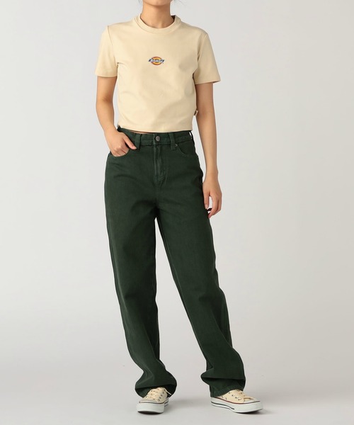 Dickies(ディッキーズ)の「Dickies/ディッキーズトーマスヴィル デニムパンツ/ルーズデニム/ルーズシルエット(デニムパンツ・レディース・ダークグリーン/ブルー/インディゴブルー・25/26/27)」の4枚目の写真