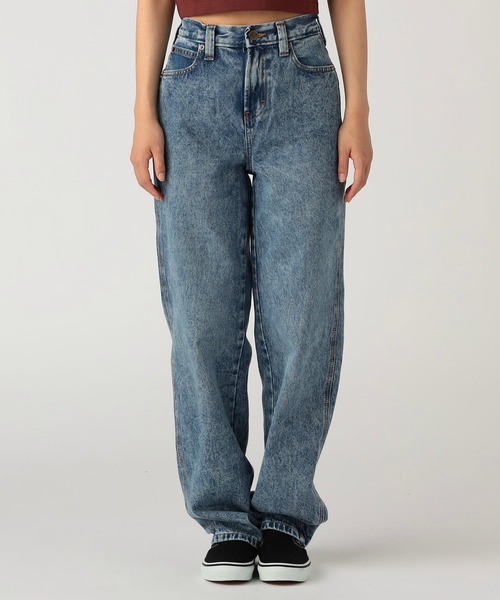 Dickies(ディッキーズ)の「Dickies/ディッキーズトーマスヴィル デニムパンツ/ルーズデニム/ルーズシルエット(デニムパンツ・レディース・ダークグリーン/ブルー/インディゴブルー・25/26/27)」の12枚目の写真