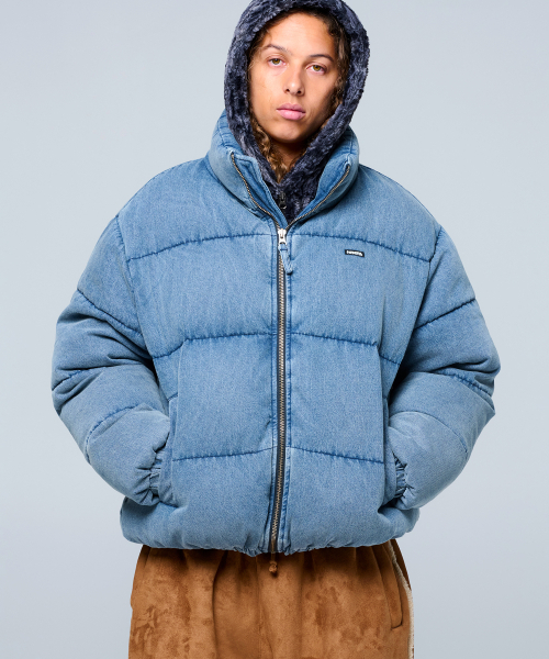 WKNDRS(ウィーキャンドース)の「DENIM PUFFER JK (DENIM)(ダウンジャケット/コート・レディース・その他・LARGE/X-LARGE/MEDIUM)」の7枚目の写真