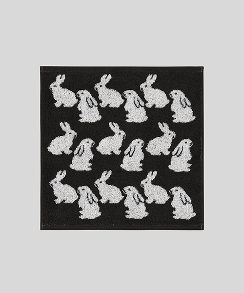 セール】KBP X towelogist Little Black Bunnies Hand Towel（ハンカチ
