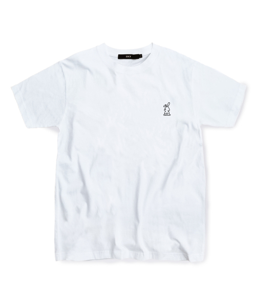 ESCAPEFROM(エスケープフロム)の「カリラビットTシャツホワイト(Tシャツ/カットソー・レディース・その他・SMALL/MEDIUM/LARGE)」の1枚目の写真