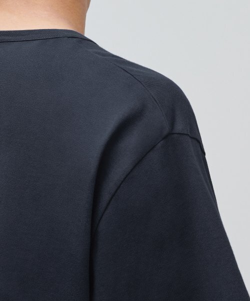 MUSINSA STANDARD（ムシンサスタンダード）の「リラックスフィットクルーネックTシャツ[ブルーグレー]（Tシャツ/カットソー・メンズ・その他・X-LARGE/XXX-LARGE/SMALL/MEDIUM/LARGE/XX-LARGE）」の5枚目の写真