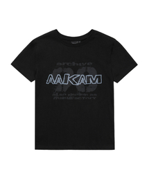 AAKAM | Painted 98 Half Top (Black)(Tシャツ/カットソー)