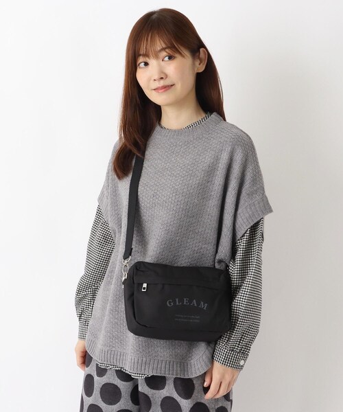 one'sterrace(ワンズテラス)の「JOUET ジョエット GLEAMロゴミニショルダー(ショルダーバッグ・レディース・ピンク系9/ブラック系8/グレー系4・99)」の15枚目の写真