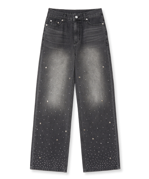Midnight Move(ミッドナイトムーブ)の「ss cubic pants (black)(デニムパンツ・レディース・その他・SMALL/MEDIUM)」の2枚目の写真